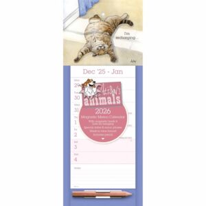 Alison's Animals Cat Magnetic Calendar 2026