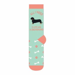 All I Need is Love and a Dachshund Socks - Size 4 - 8