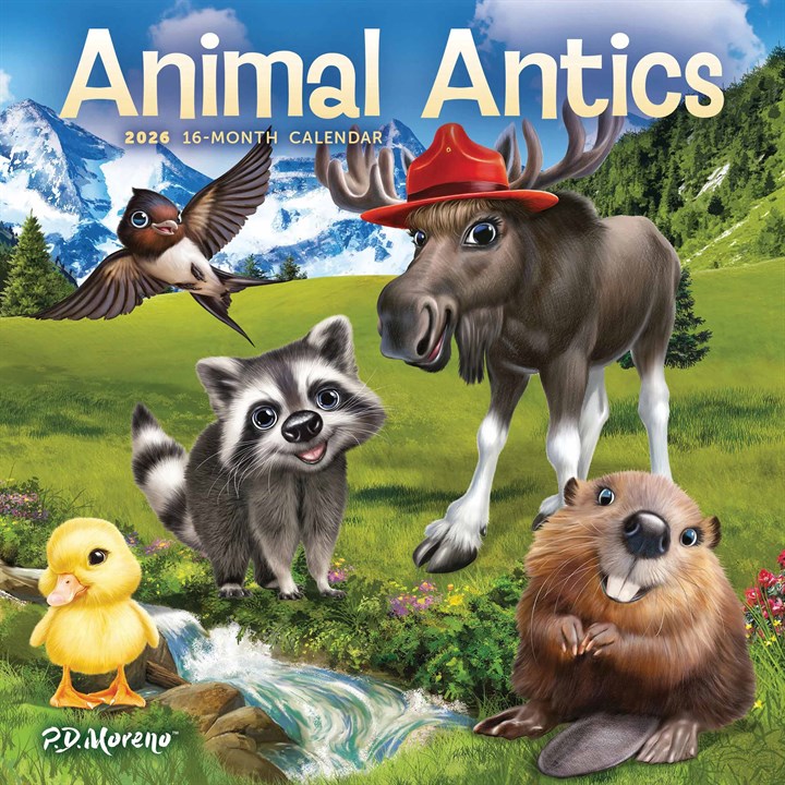 Animal Antics Mini Calendar 2026