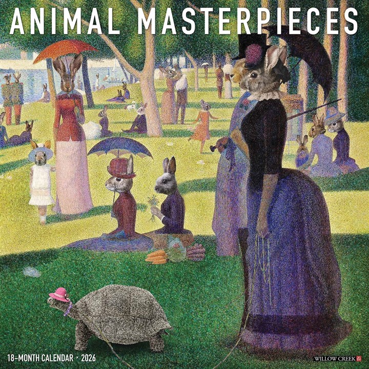 Animal Masterpieces Calendar 2026