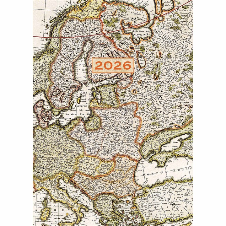 Antique Maps A5 Diary 2026