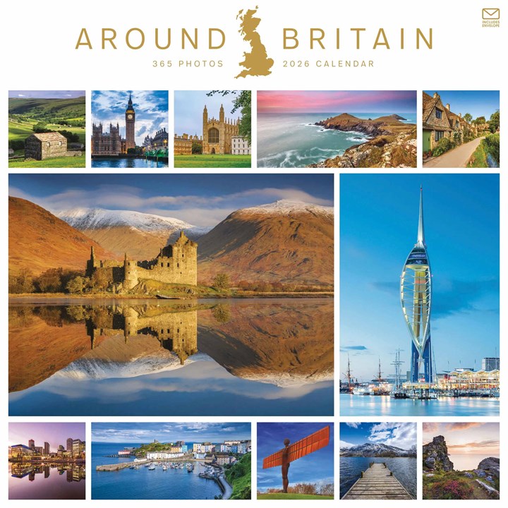 Around Britain 365 Photos Calendar 2026