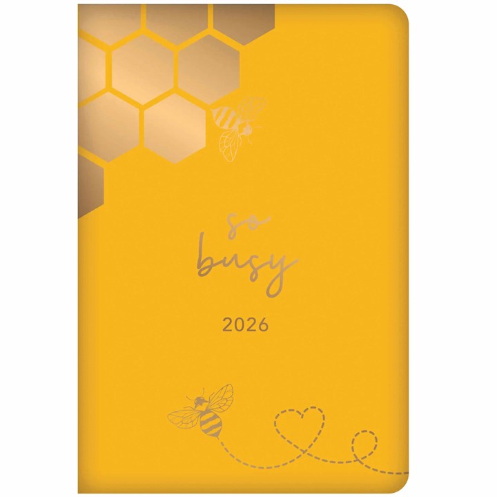 Bees & Honeycomb A7 Diary 2026