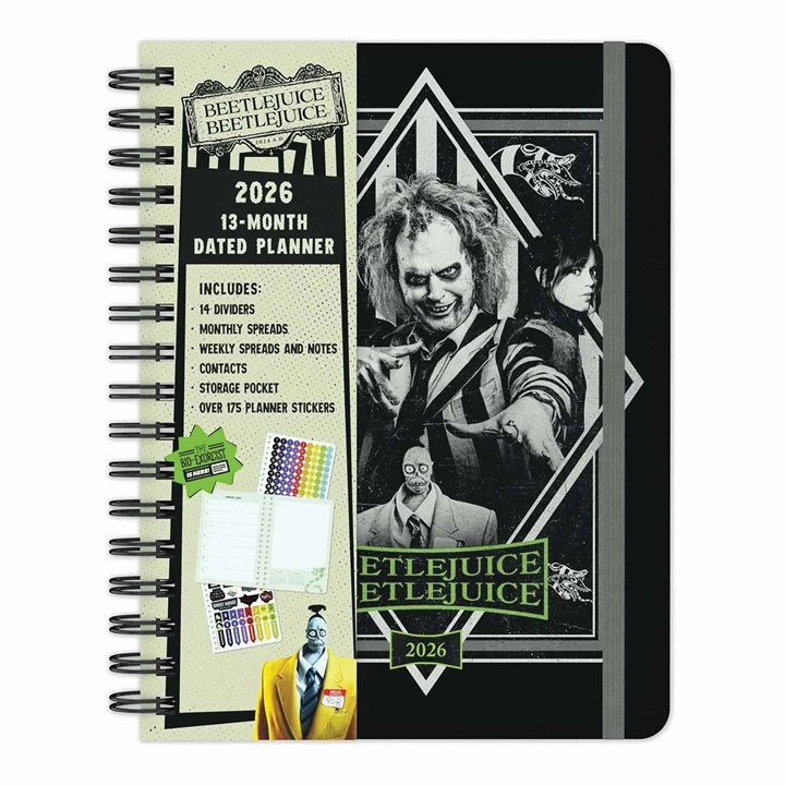 Beetlejuice A5 Diary 2026