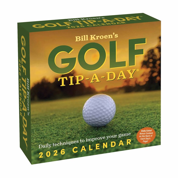 Bill Kroen's Golf Tip-A-Day Desk Calendar 2026