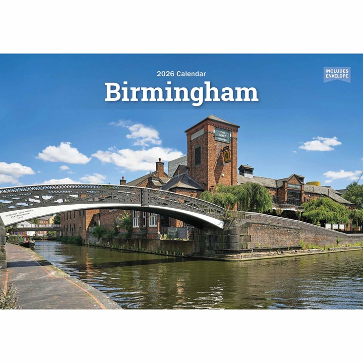Birmingham A5 Calendar 2026