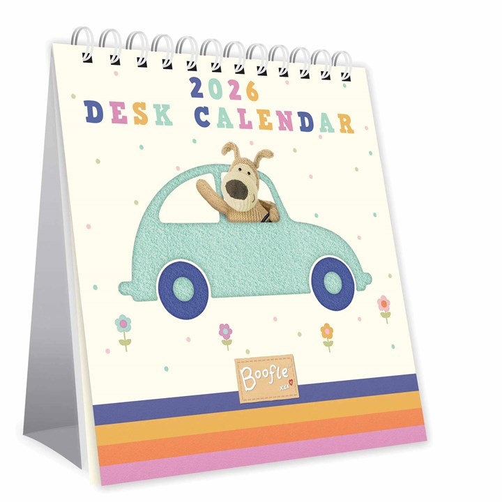 Boofle Easel Desk Calendar 2026