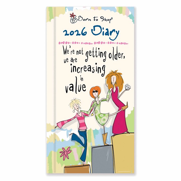 Born To Shop Slim Diary 2026