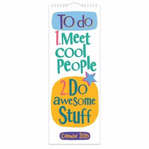 Bright Side Slim Calendar 2026