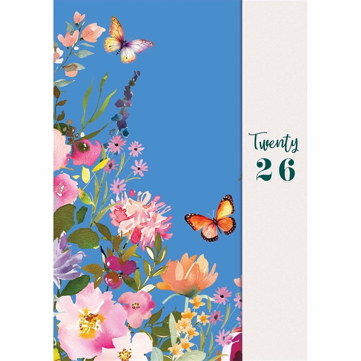Butterflies Family Planner A5 Diary 2026