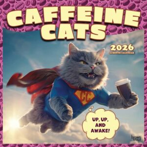 Caffeine Cats Calendar 2026