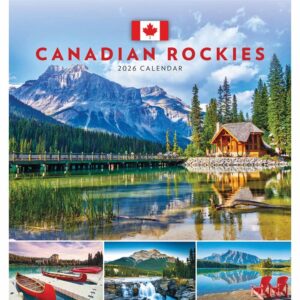 Canadian Rockies Easel Desk Calendar 2026