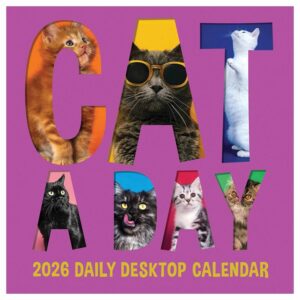 Cat A Day Desk Calendar 2026