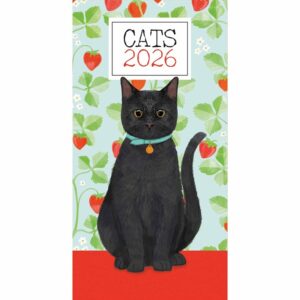 Cats Illustrated Slim Diary 2026