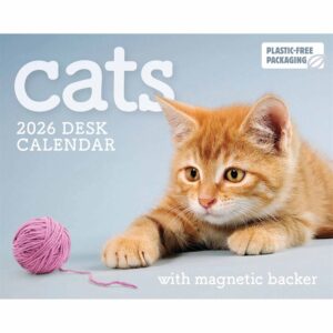 Cats Mini Desk Calendar 2026