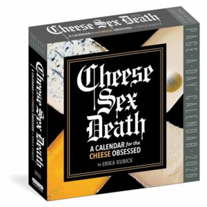 Cheese Sex Death Desk Calendar 2026