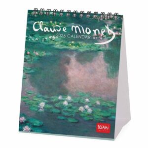 Claude Monet Easel Desk Calendar 2026