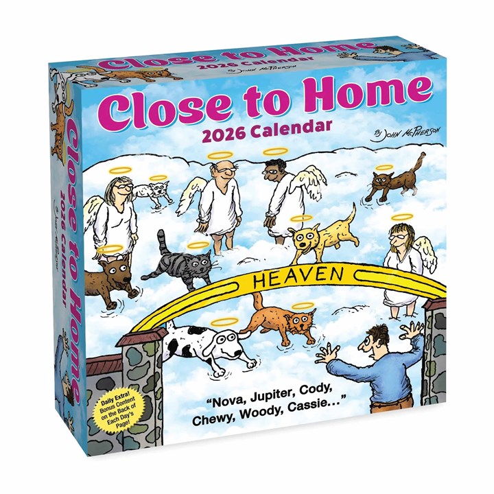 Close To Home Desk Calendar 2026