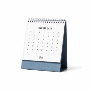 Conscious Ocean Easel Desk Calendar 2026