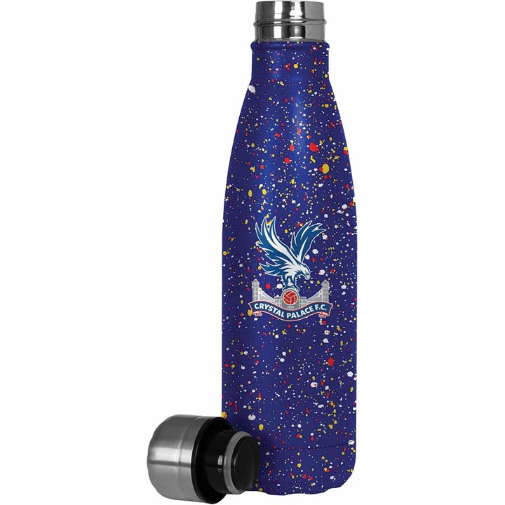 Crystal Palace FC Paint Splatter Water Bottle
