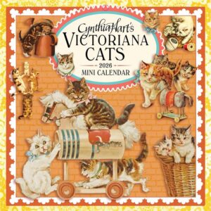 Cynthia Harts Victoriana Cats Mini Calendar 2026