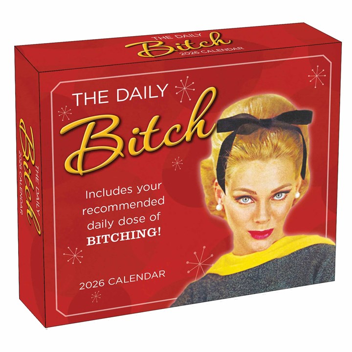 Daily Bitch Desk Calendar 2026