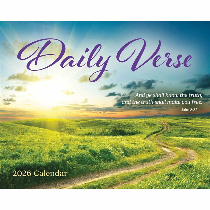 Daily Verse Desk Calendar 2026