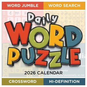 Daily Word Puzzle Calendar 2026