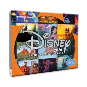 Disney Animation Desk Calendar 2026