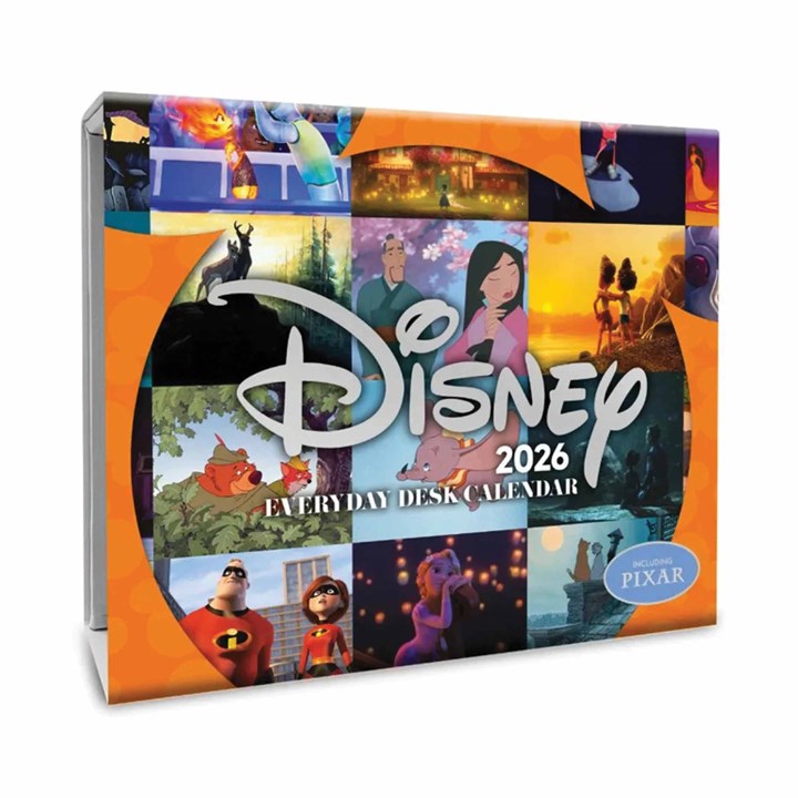 Disney Animation Desk Calendar 2026