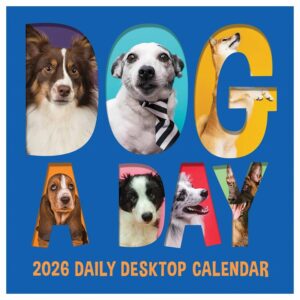 Dog A Day Desk Calendar 2026