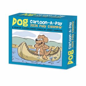 Dog Cartoon A Day Desk Calendar 2026
