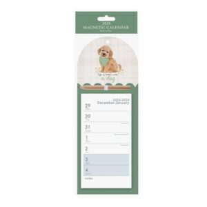 Dog & Wellies Magnetic Calendar 2026