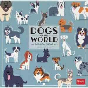 Dogs Of The World Mini Calendar 2026