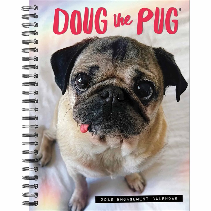 Doug The Pug A5 Diary 2026