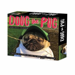 Doug The Pug Desk Calendar 2026