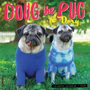 Doug The Pug & Dory Calendar 2026