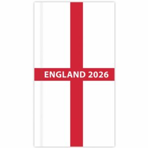 England Flag Slim Diary 2026
