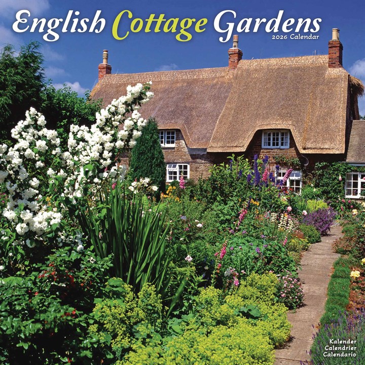 English Cottage Gardens Calendar 2026