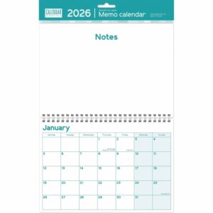 Essential Memo Calendar 2026