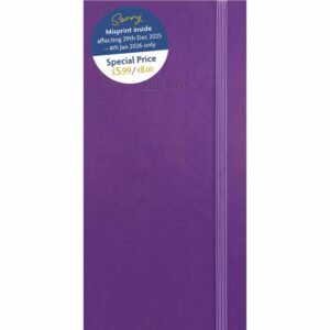 Fashion Diary Purple Soft Touch Slim Diary 2026