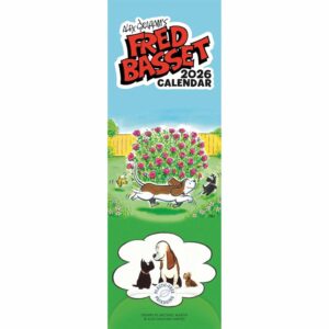 Fred Basset Slim Calendar 2026