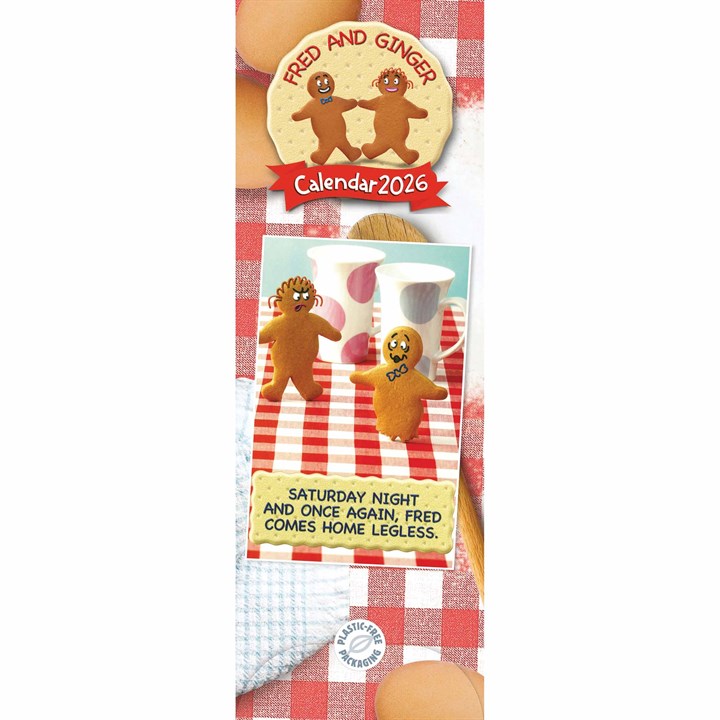 Fred & Ginger Slim Calendar 2026