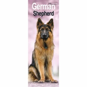 German Shepherd Slim Calendar 2026