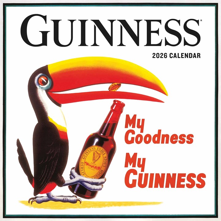 Guinness Poster Art Calendar 2026