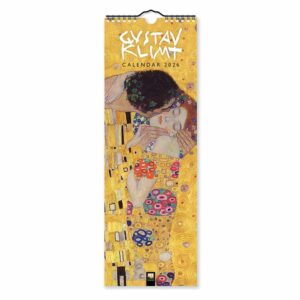 Gustav Klimt Slim Calendar 2026