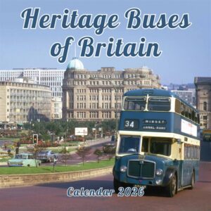Heritage Buses of Britain Mini Calendar 2026