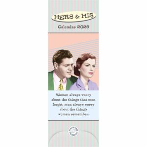 Hers & His Couples Slim Planner 2026