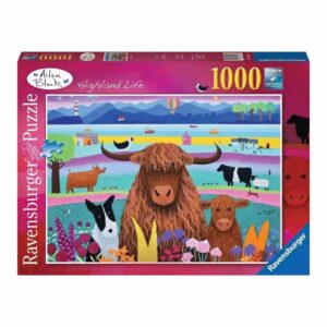 Highland Cow Life Jigsaw