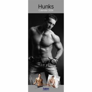 Hunks Slim Calendar 2026